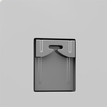Wall-mounted oval LED bathroom mirror mounting bracket and installation cover