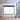 Motorized electric projector screen with blank white panel and black border