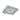 Square crystal LED ceiling light (40cm x 40cm x 8cm) with clear faceted housing