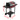 101cm black charcoal grill dimensions on wheeled cart, lid and side table shown