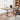 Standing desk frame, black metal legs with wide platform base pads