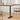 Black metal standing desk frame base with adjustable legs and foot pads