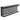 40-inch black electric fireplace frame with glass front and silver crystal burner media