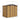 Tawny storage shed, 189.8cm, with double doors and vented roof panel