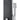 Black shower tower panel with body jet spray dots and square hand shower head