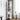 White 5-tier corner shelf with five open cubby shelves and top ledge