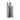 Grey bathroom toilet roll cabinet with open door and top roll holder