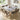 Marble effect peel-and-stick PVC flooring roll, white with gray veining