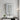 Bathroom wall mirror cabinet with white frame and illuminated LED border