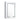 White LED mirror cabinet with anti-fog glass and rectangular lighted frame