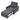 Dark grey sofa bed chair with pull-out chaise and tufted cushions, angled view