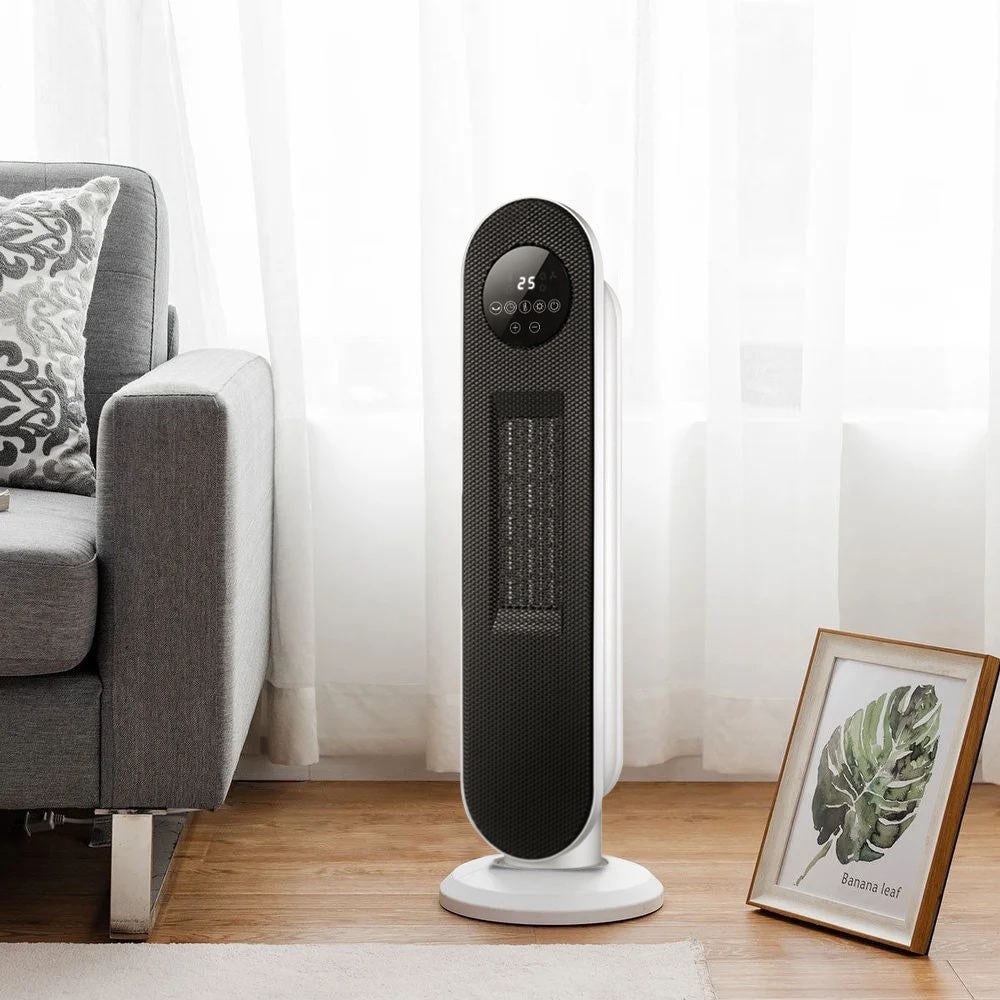 PTC Ceramic Electric Heater 1300W 2000W Remote & Timer