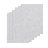 12-pack acoustic panel tiles in silvery grey with felt-like textured surface