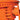Orange cement mixer drum gears and mixing paddles close-up, 120 L design