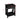 Black wooden bedside table nightstand with one drawer and open storage shelf.