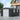 Metal garden storage shed with double doors, two window panels, and vented apex roof