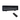 Black electric fireplace insert with tempered glass viewing window and LED flame effect