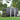 Anthracite metal garden storage shed with apex roof and double sliding doors