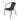 Rattan-style dining chair, dark frame and woven back; set option for 2 chairs