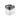 Clear airtight food storage container with dark clasp lid