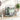 Mint green dustproof cosmetic organizer with clear dome lid and three drawers