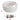40.5 cm white round bathroom sink dimensions shown with drain and mounting size.