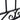 Black wrought iron gate base with curved scroll motif and horizontal frame bar.
