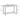 Stainless steel 2-tier prep table dimensions: 120cm x 60cm, height 80cm