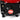 Gasoline generator air intake grille and IE45 2.0HP label on black engine shroud