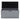 Plastic storage box with lid open, light gray body and black ribbed underside