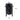 80 cm 3-tier charcoal grill smoker dimensions view, black body on four legs