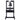 Black 6 Ton floor-standing hydraulic press with lever handle and press ram