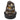 Front view of tiered tabletop fountain with LED-lit cascade and dark stone-texture base