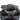 Faux rock garden fountain top view, circular bowl with 4 small fixture openings.
