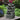 Faux rock garden fountain with integrated solar lights and fountain water streams.