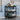 3-tier rolling tool cart with three shelves and caster wheels, black steel frame