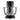 Stainless mixing bowl with black mixer head cover on 8-quart stand mixer