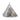 Gray chevron teepee play tent with open doorway and padded play mat