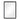 Black-framed rectangular mirror, smooth clear glass front