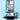Black rectangular mirror with clear reflective glass, wall-mount style