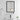 Black-framed rectangular adhesive mirror, clear glass surface