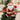 Plush Santa Christmas ornament with red outfit and white heart bib