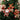 Set of 4 plush Christmas ornaments: Santa, snowman, reindeer, bear