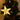 Colourful LED star tree topper with five-point star lights and cone base