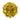Gold tinsel Christmas tree canopy, collapsible pop-up style, close-up of star tips