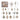 Assorted shatterproof ornament balls and stars in metallic gold, white, and silver
