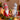 Christmas gnome plush ornament set, one red knit hat with white beard and one grey.