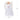 White angel tree topper with feather wings, 20 cm wide x 31 cm tall