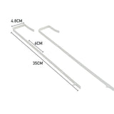 Bracket size: 35cm long, 4.8cm wide, 6cm gap