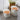 White pet food storage bin with orange flip-top lid and airtight handles